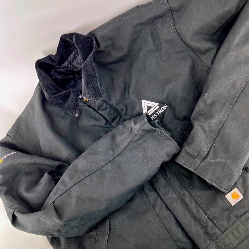 Carhartt X06 Arctic Duck Coveralls 48 x 31 Black Insulated Workwear Men's XL